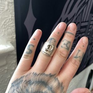 Sterling silver Bondage ring